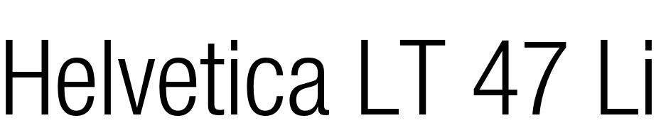 Helvetica LT 47 Light Condensed Font Download Free